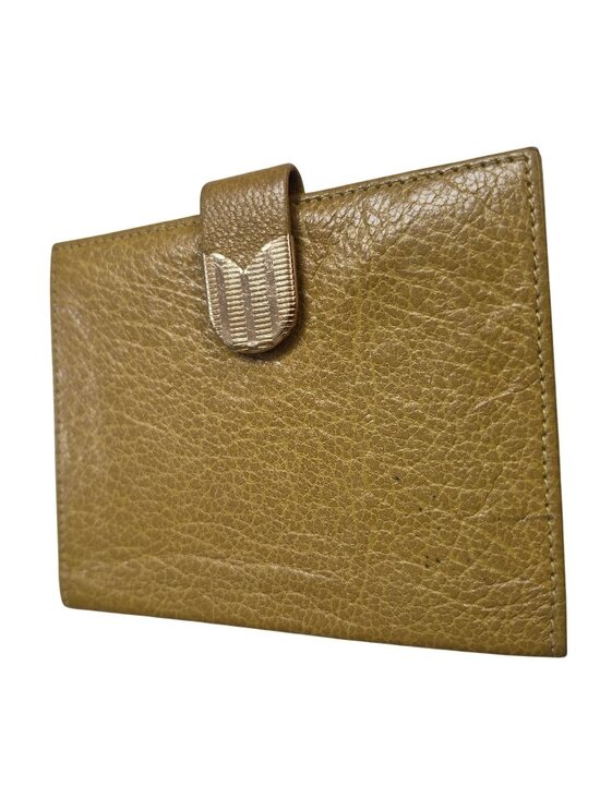 Bond Street Original Handbags - Vintage Bond Street Leather Wallet Gold‑Tone Snap Clasp Original